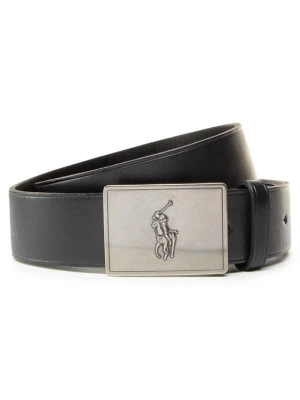 Pasek Męski Polo Ralph Lauren 36mm Pp Plaque Belt 405691693001 Czarny