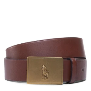 Pasek Męski Polo Ralph Lauren 36Mm Pp Plaque Belt 405691693002 Brązowy
