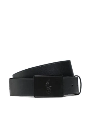 Pasek Męski Polo Ralph Lauren 36mm Pp Plaque Belt 405691693005 Czarny