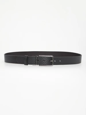 Pasek męski skórzany pleciony KARL LAGERFELD