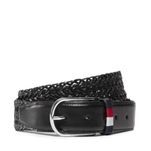 Pasek Męski Tommy Hilfiger Business Braided 3.5 AM0AM09415 Czarny