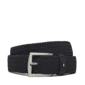 Pasek Męski Tommy Hilfiger Denton Elastic AM0AM10662 Granatowy
