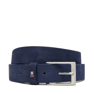 Pasek Męski Tommy Hilfiger Layton 3.5 Nubuck AM0AM13754 Granatowy