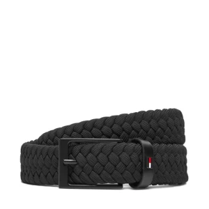 Pasek Męski Tommy Hilfiger Layton Elastic AM0AM13570 Czarny