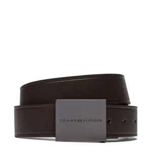 Pasek Męski Tommy Hilfiger Plaque Buckle 3.5 AM0AM12064 Brązowy