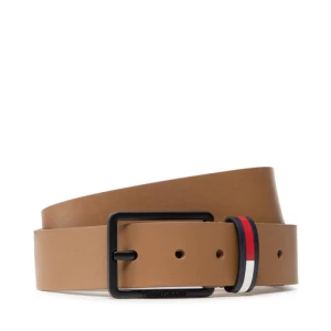 Pasek Męski Tommy Jeans Tjm Elevated Leather 3.5 AM0AM09004 Brązowy