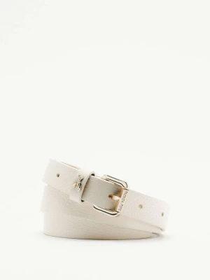 Pasek noszony nisko, z tłoczonej skóry PATRIZIA PEPE