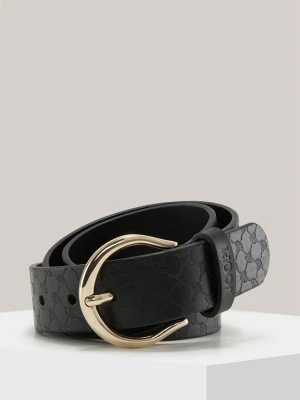 Pasek skórzany w czarnym kolorze Joop