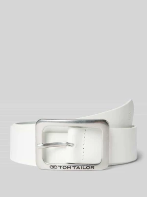 Pasek skórzany w jednolitym kolorze model ‘EVE’ Tom Tailor