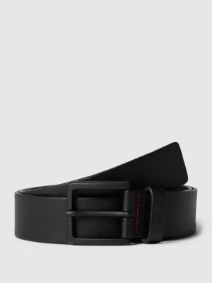 Pasek skórzany z detalem z logo model ‘GIONOS’ HUGO