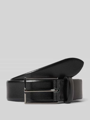 Pasek skórzany z fakturowanym wzorem Lloyd Men's Belts