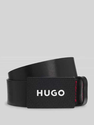 Pasek skórzany z klamrą model ‘GILAO-Z’ HUGO