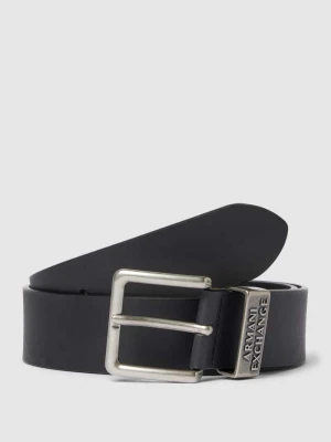 Pasek skórzany ze sprzączką Armani Exchange