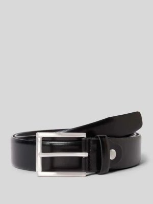 Pasek z gładkiej skóry ze sprzączką Christian Berg Men