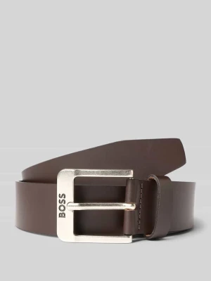 Pasek skórzany ze sprzączką model ‘JEMIO’ Boss