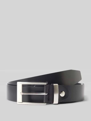 Pasek skórzany ze sprzączką montego