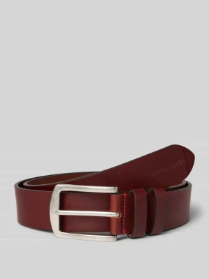 Pasek skórzany ze sprzączką Pierre Cardin