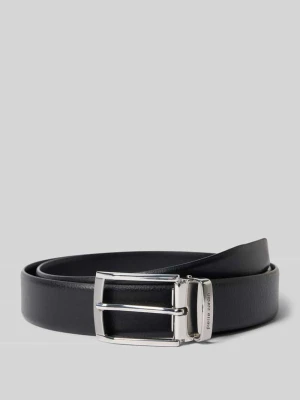 Pasek skórzany ze sprzączką Pierre Cardin