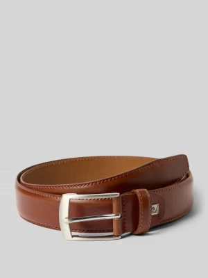 Pasek skórzany ze sprzączką Pierre Cardin