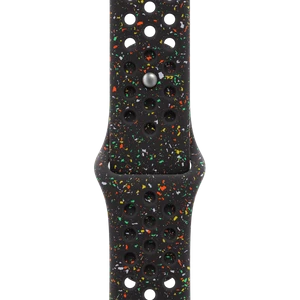 Pasek sportowy Nike w kolorze Midnight Black do koperty 42 mm (M/L) - Czerń