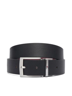Pasek Tommy Hilfiger Adan Rev 3.5 Pebble AM0AM14566 Czarny