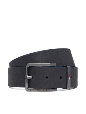 Pasek Tommy Hilfiger Oliver Saffiano 3.5 AM0AM14573 Granatowy