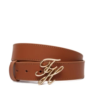 Pasek Tommy Hilfiger Th Script 3.0 AW0AW18568 Brązowy