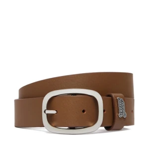 Pasek Tommy Jeans Tjw Oval 3.0 Buckle AW0AW18812 Brązowy