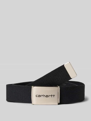 Pasek z detal z logo model 'Chrome' Carhartt WIP Czarny