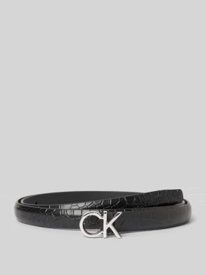 Pasek z detalem z logo CK Calvin Klein