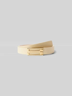Pasek z detalem z logo Victoria Beckham Écru