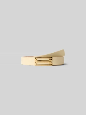 Pasek z detalem z logo Victoria Beckham Écru