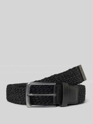 Pasek z efektem plecionki ze sprzączką CK Calvin Klein
