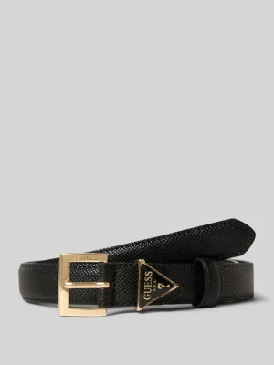 Pasek z imitacji skóry z aplikacją z logo model ‘Noelle’ Guess