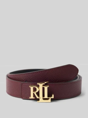 Pasek z naturalnej skóry bydlęcej model 'REV' Lauren Ralph Lauren