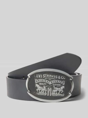 Pasek z naturalnej skóry bydlęcej z wytłoczonym logo model ‘Billy’ Levi's®