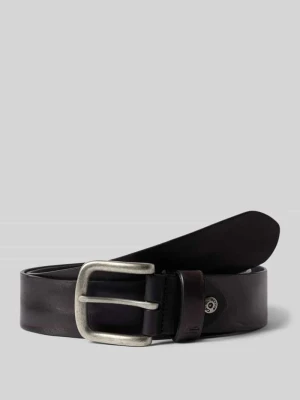 Pasek z naturalnej skóry Camel Active Czarny