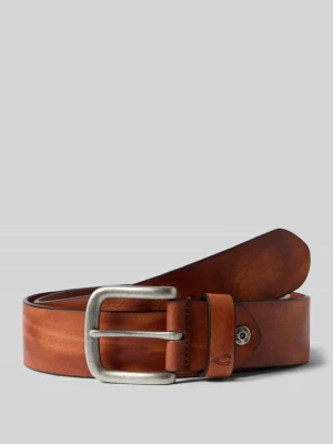 Pasek z naturalnej skóry Camel Active Koniakowy
