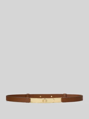 Pasek z naturalnej skóry Lauren Ralph Lauren