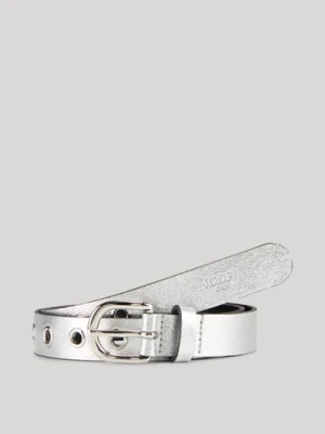 Pasek z otworami w srebrnym kolorze Joop
