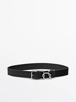 Pasek Z Ozdobną Sprzączką – Studio - Czarny - L / 90cm - Massimo Dutti - Female