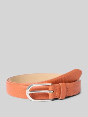 Pasek z prawdziwej skóry z tłoczeniem wężowym na całej powierzchni WEINMANN