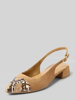 Pasek z tyłu z mieszanka skóry tamaris