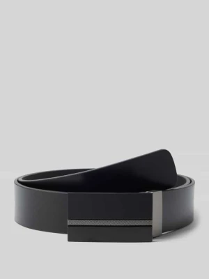 Pasek z zapięciem zaciskowym w jednolitym kolorze Christian Berg Men