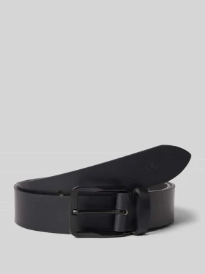 Pasek ze skóry bawolej ze sprzączką CK Calvin Klein