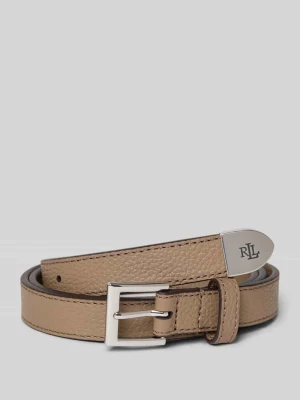 Pasek ze skóry bydlęcej ze sprzączką Lauren Ralph Lauren