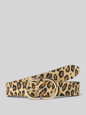 Pasek ze skóry bydlęcej ze sprzączką WEINMANN