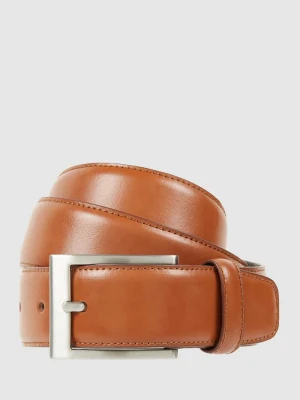 Pasek ze skóry Pierre Cardin Koniakowy