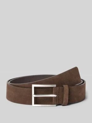 Pasek ze skóry welurowej model 'MIRTO' Boss