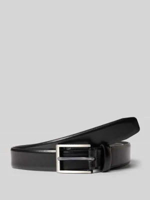 Pasek ze skóry ze sprzączką Bugatti